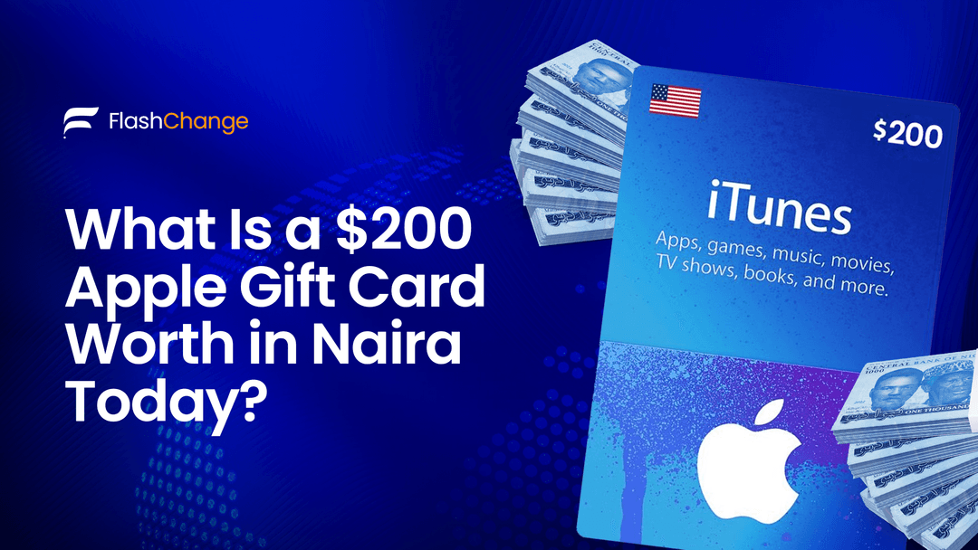 Check the current $200 Apple Gift Card rate in Nigeria today; factors affecting rates, and where to sell safely.